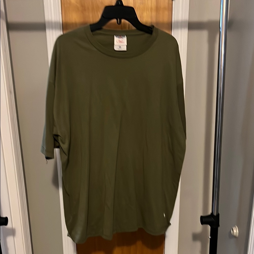 Jerzees Green Short Sleeve Tee Relaxed Fit